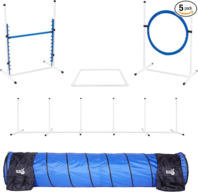 Better Sporting Dogs Premium Starter Dog Agility Set w/Safety-Focused Features by BetterSportingDogs