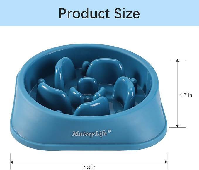 MateeyLife Slow Feeder Dog Bowls, Anti-Choking Puzzle Dog Food Bowls, Anti-Slip - Image 3