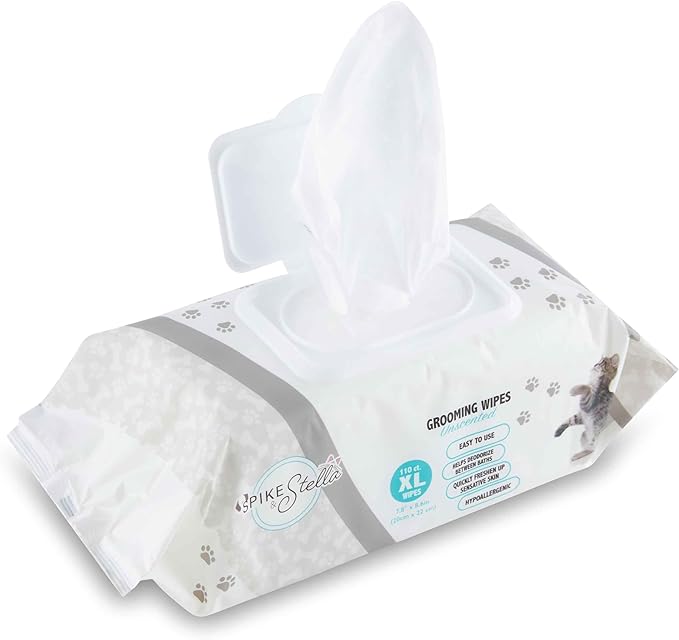 110 Pack Pet Grooming Wipes by Cudlie