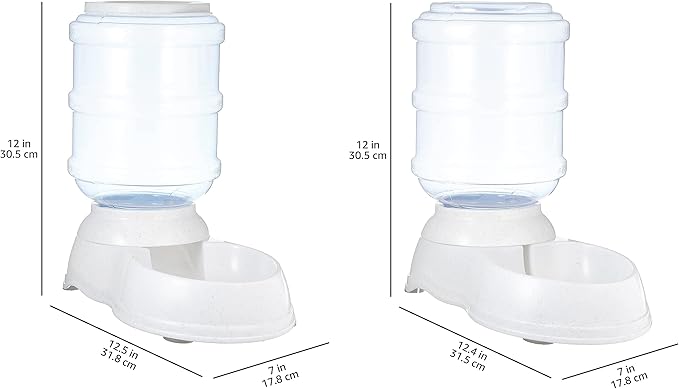Amazon Basics Automatic Pet Water Dispenser and Gravity Food Feeder Set - Image 7