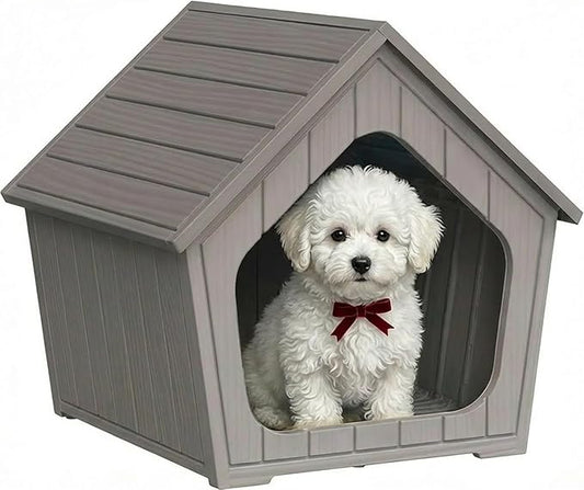 VIXZEN Outdoor Dog House, Resin Material, Dog House Outdoor by Vixzen