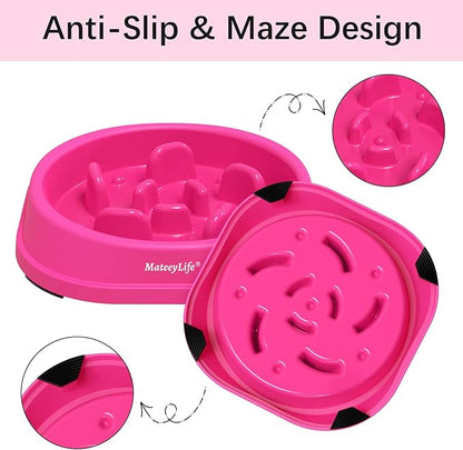 MateeyLife Small Slow Feeder Cat Bowls, Anti-Choking Puzzle Cat Food Bowls - Image 4