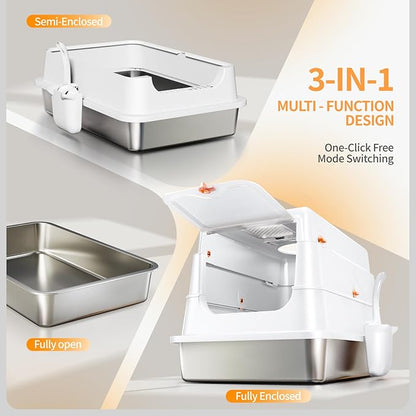 Stainless Steel Cat Litter Box - Image 7