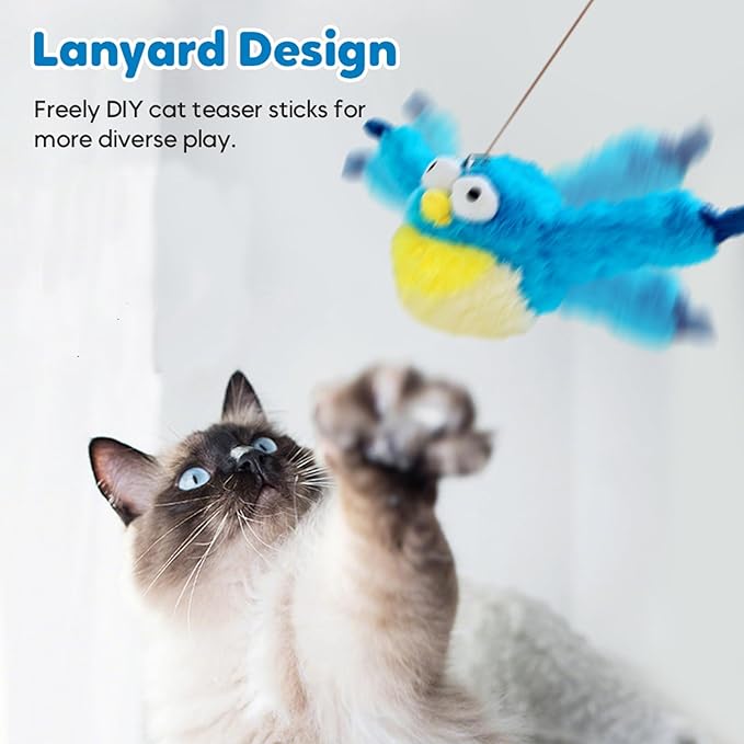 Interactive Chirping Bird Cat Toys - Image 4