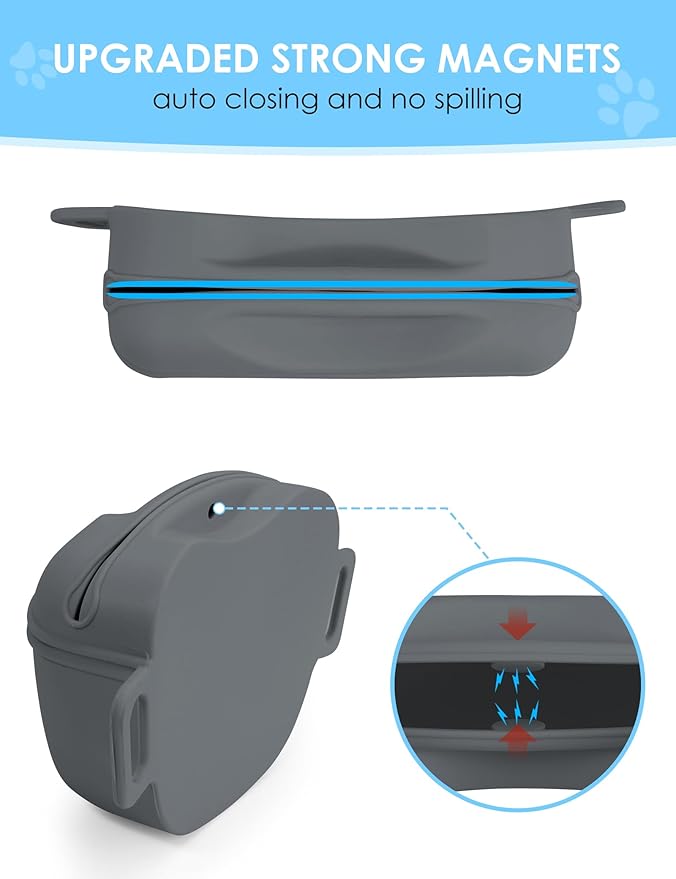 heouvo Dog Treat Pouch with Training Clicker, Upgrade Stronger Magnetic Closure - Image 4