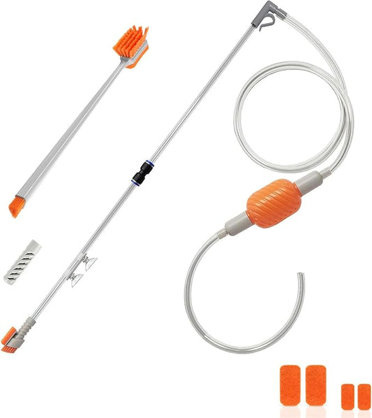 Carefree Fish Aquarium Siphon Vacuum Water Changer Kit by CarefreeFish