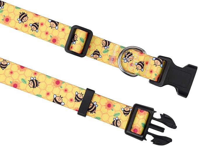 Mihqy Dog Collar with Bohemia Floral Tribal Geometric Patterns - Image 5