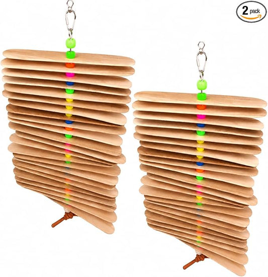 Bonka Bird Toys 867 Pk2 Big Natural Stick Bird Toy 9.5" x 6" Natural Wood by Bonka+Bird+Toys