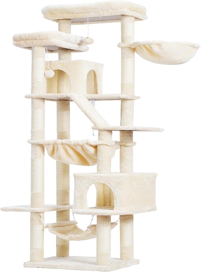 Heybly Cat Tree, 71-Inch-Tall Tower - Image 4