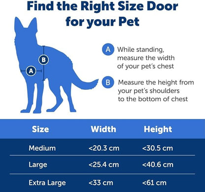 PetSafe Extreme Weather Aluminum XL Dog Door - Image 5