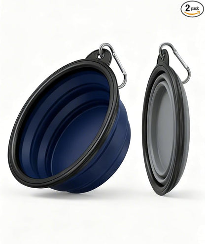Collapsible Dog Bowls for Travel, BPA Free) by Rest-Eazzzy