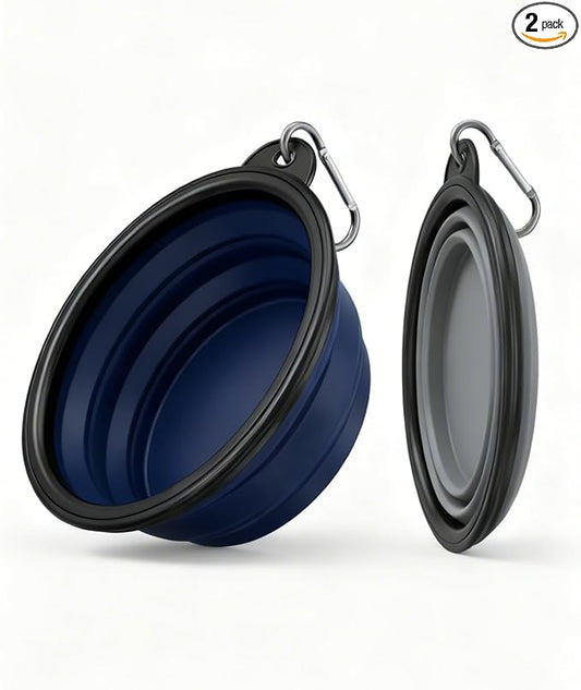 Collapsible Dog Bowls for Travel, BPA Free) by Rest-Eazzzy