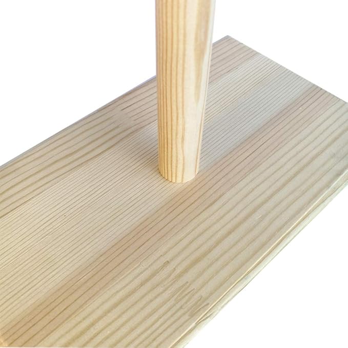 LINSHRY Bird Training Stand, Portable Tabletop Bird Perch Spin Training Perch - Image 4