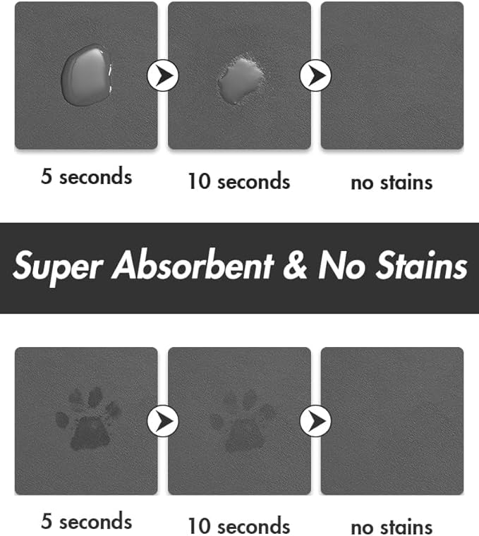 Absorbent Dog Food Mat-Dog Cat Mat - Image 2