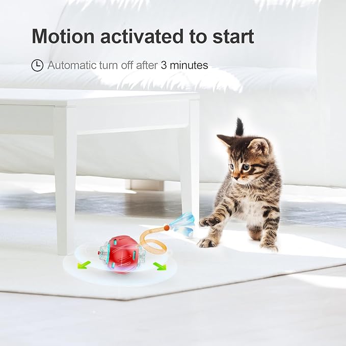 Jkanti Interactive Cat Toys for Indoor Cats, The 3rd Generation Agile Moving - Image 5