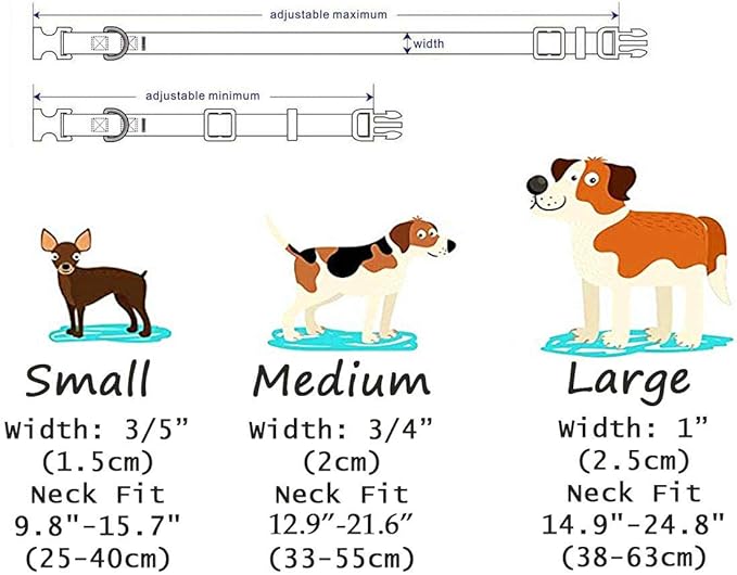 Mihqy Dog Collar with Bohemia Floral Tribal Geometric Patterns - Image 4