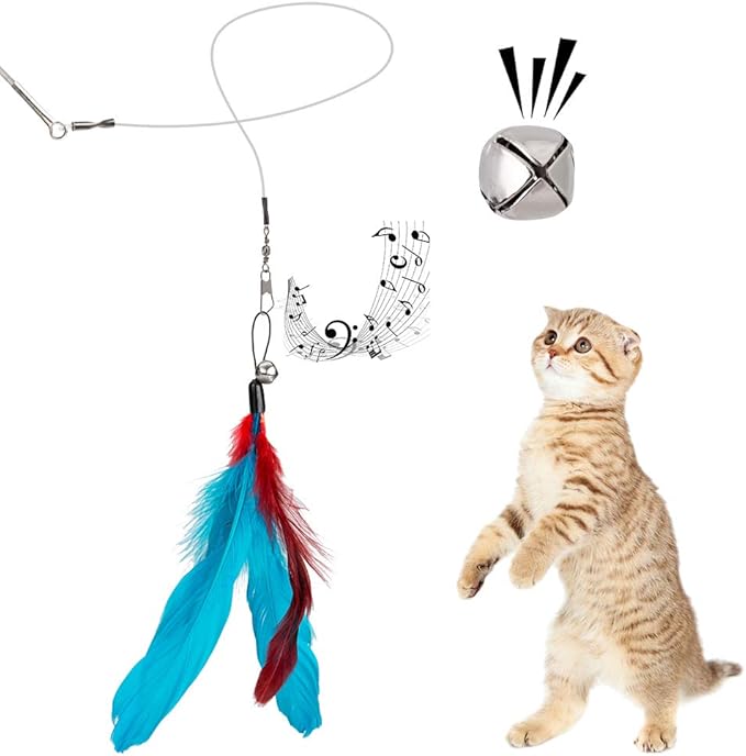 JIARON Cat Toys Feather Toy, Interactive Catcher and Funny Exercise - Image 4