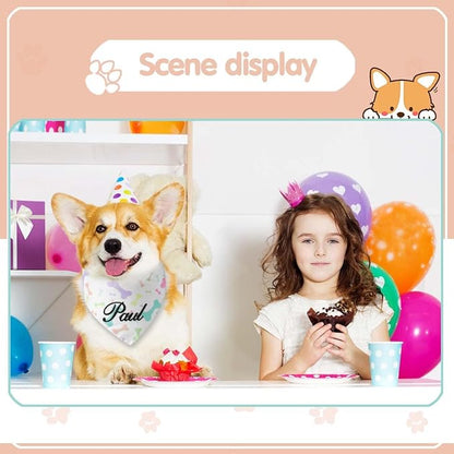 Personalized Dog Bandana Easter Custom Pet Scarf - Image 5