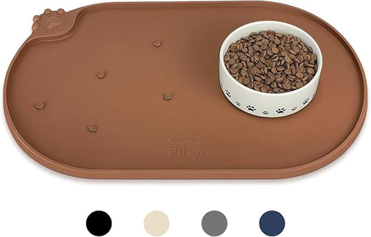 KPWACD Pet Placemat for Dog and Cat, Waterproof Silicone Dogs Feeding Bowl Mat by KPWACD
