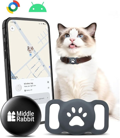 Android Cat Tracker, Tracking Tag, Pet Finder by MiddleRabbit