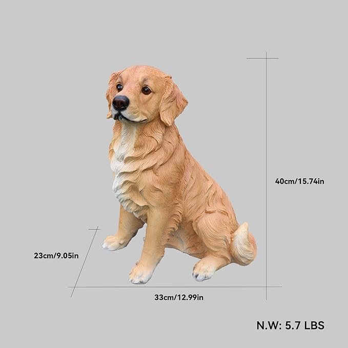 Labrador Dog Garden Statue - Image 6