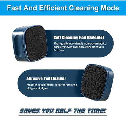 DaToo Aquarium Mini Magnetic Scrubber Scraper Small Fish Tank Cleaner Nano - Image 3