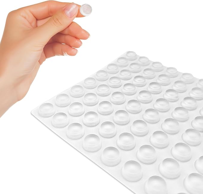 64Pcs Round Silicone Anti-Slip Cat Bowl Pads by YUZI