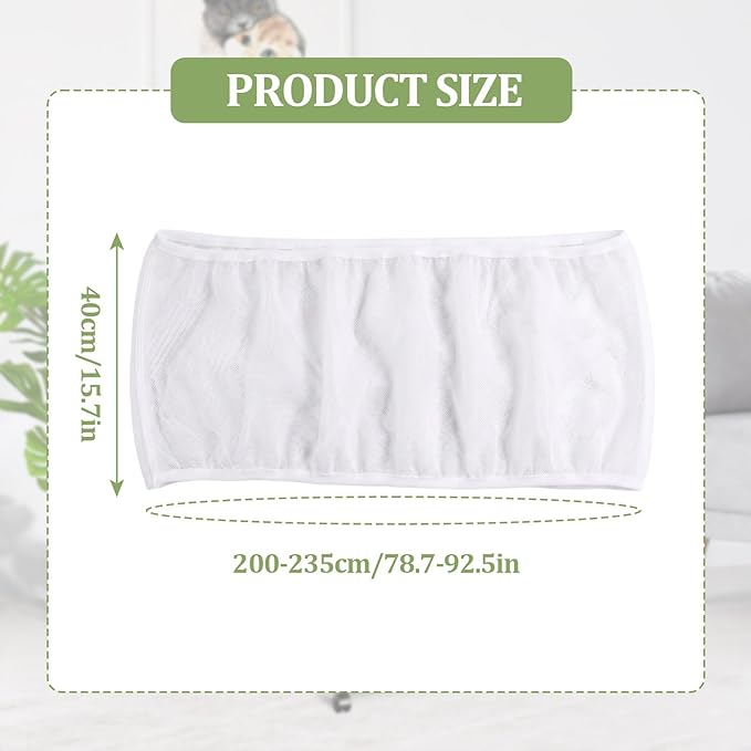 Bird Cage Cover, Bird Cage Seed Catcher, Durable Airy Nylon Mesh Net, - Image 2