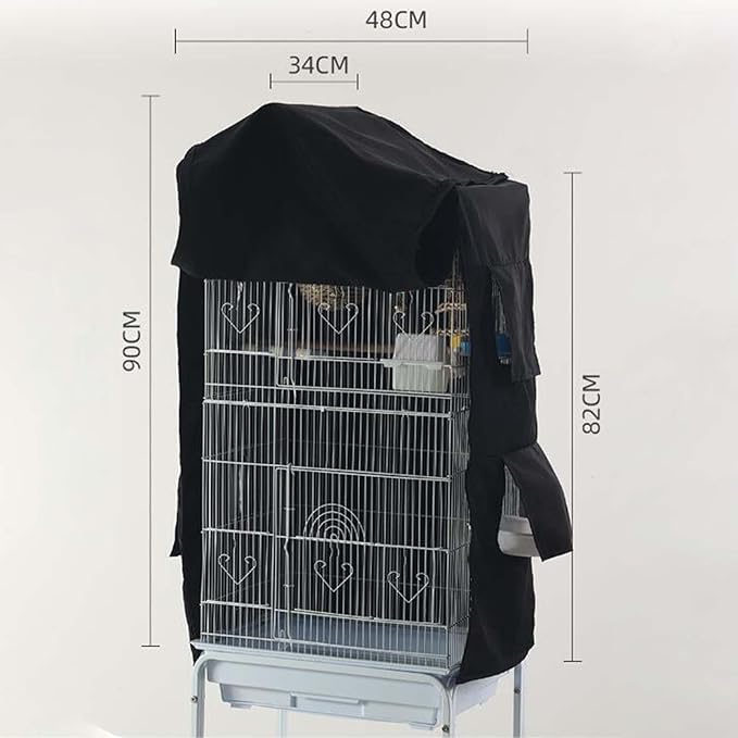 Baoblaze Bird Cage Cover, Washable Birdcage Cover, Windproof - Image 5