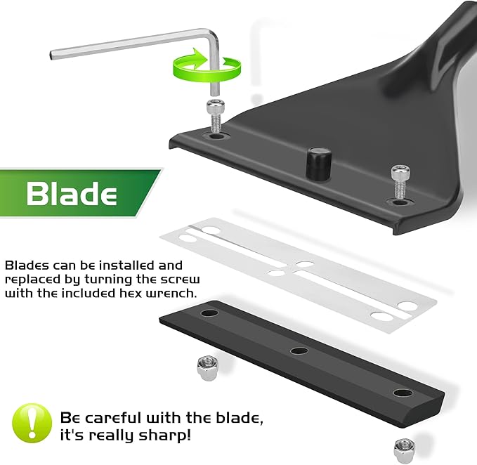 24.5’’ Professional Algae Scraper, Aquarium Blade Cleaner - Image 2