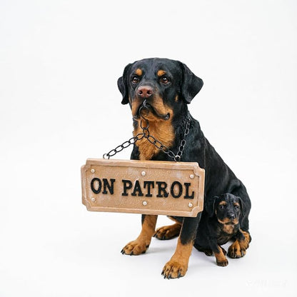 Rottweiler Dog Garden Statue - Image 2