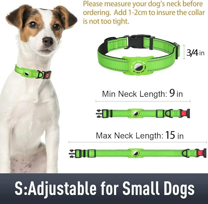 AirTag Dog Collar with AirTag Holder Compatible - Image 6