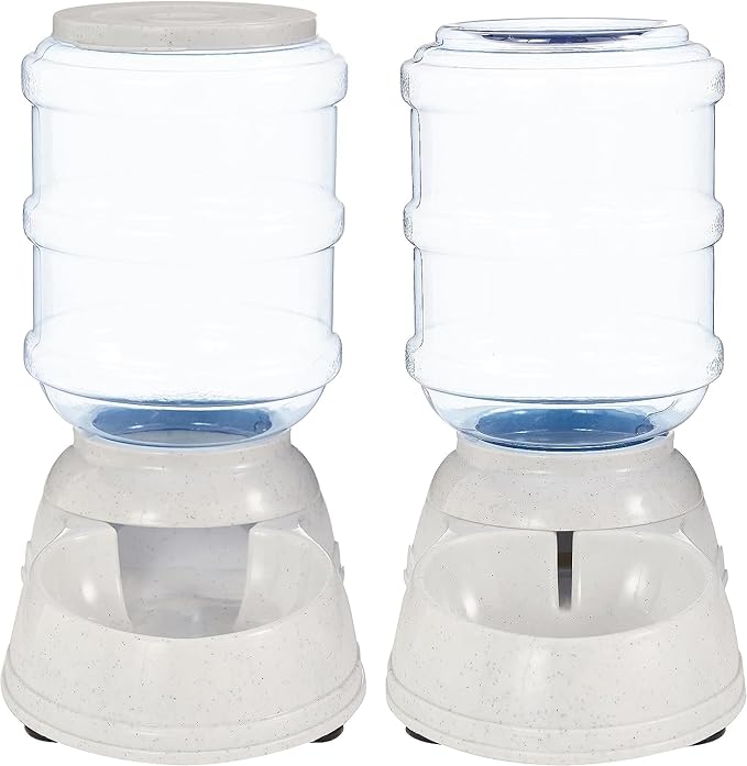 Amazon Basics Automatic Pet Water Dispenser and Gravity Food Feeder Set - Image 3