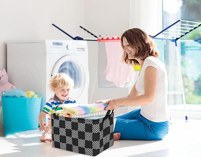 Essme Rectangular Boys Basket, Kids Storage Basket - Image 5