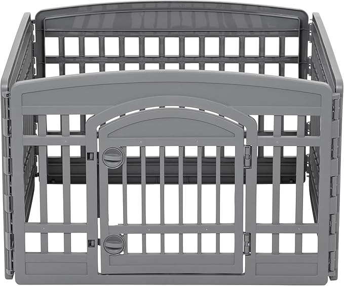 IRIS USA 24" Dog Playpen 4-Panel Pet Exercise Pen - Image 2