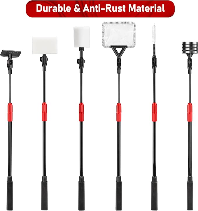 6-in-1 Aquarium Cleaning Tool Aquarium Algae Scraper - Image 3