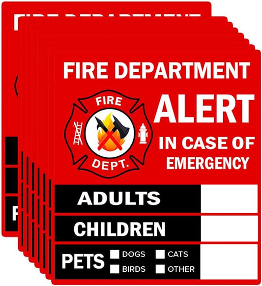 Emergency Alert People and Pet Finder Sticker/Decal by Unknown