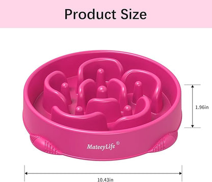 MateeyLife Large Slow Feeder Dog Bowls, Anti-Choking Puzzle Dog Food Bowls - Image 3
