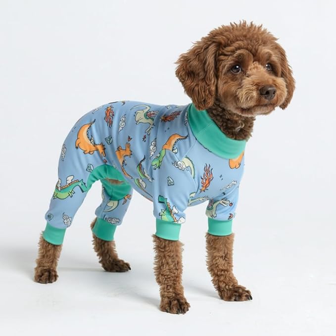Spark Paws Dog Pajama, Dog Recovery Suit Male, Ultra-Soft and 4-Way Stretch by SparkPaws