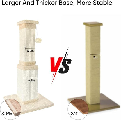 Cat Scratching Post for Large Cats, Cat Scratcher for Indoor Cats Adults - Image 5