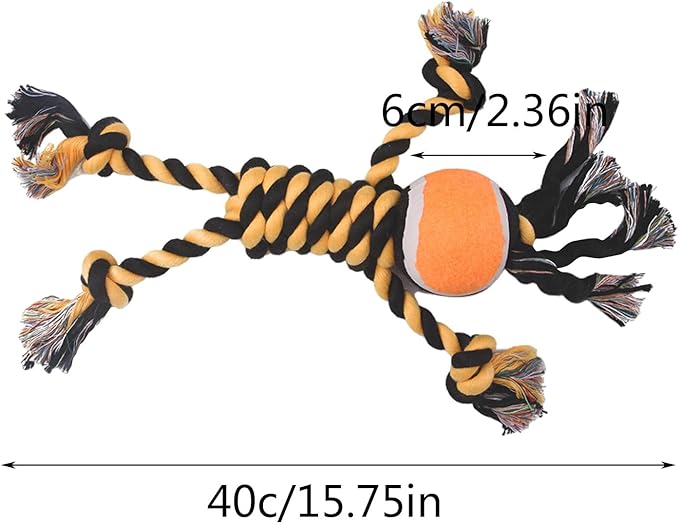 Puppy Chew Toys, Soft Durable Fabric Indestructible Interactive Dog Toy - Image 2