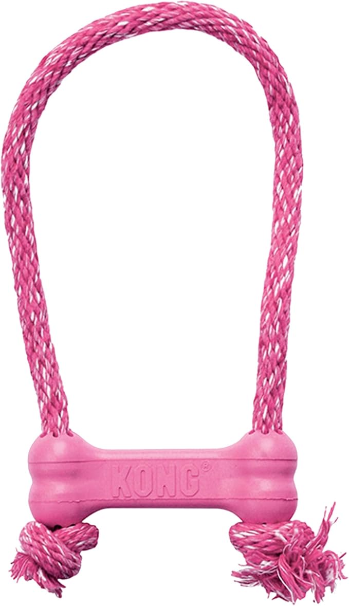 KONG Puppy Goodie Bone with Rope by KONG