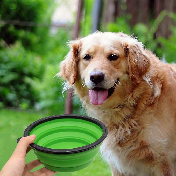 Dog Bowl Pet Collapsible Bowls, 2 Pack Collapsible Dog Water Bowls - Image 5