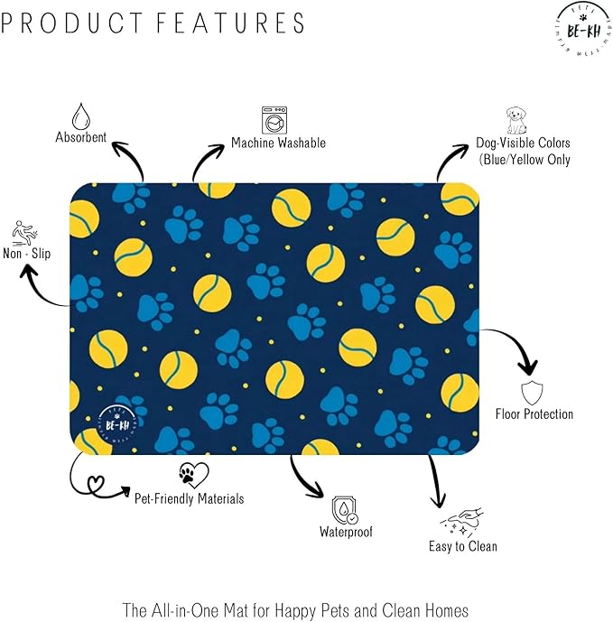 BE-KH Absorbent Pet Feeding Mat - Image 3