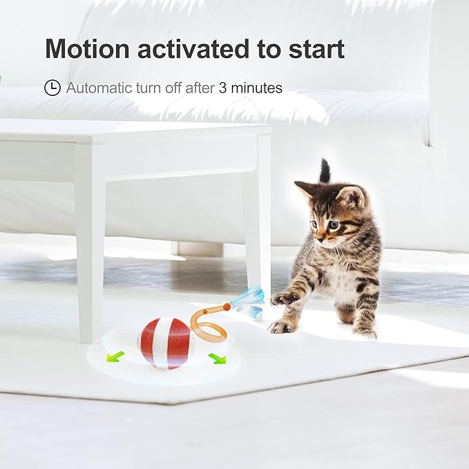 Jkanti Interactive Cat Toys for Indoor Cats, The 3rd Generation Agile Moving - Image 5