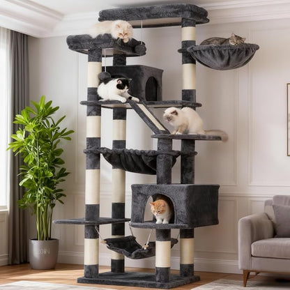 Heybly Cat Tree, 71-Inch-Tall Tower - Image 8