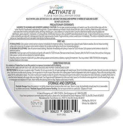 TevraPet Activate II Flea and Tick Collar - Image 2