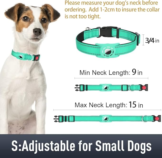 AirTag Dog Collar with AirTag Holder Compatible - Image 6