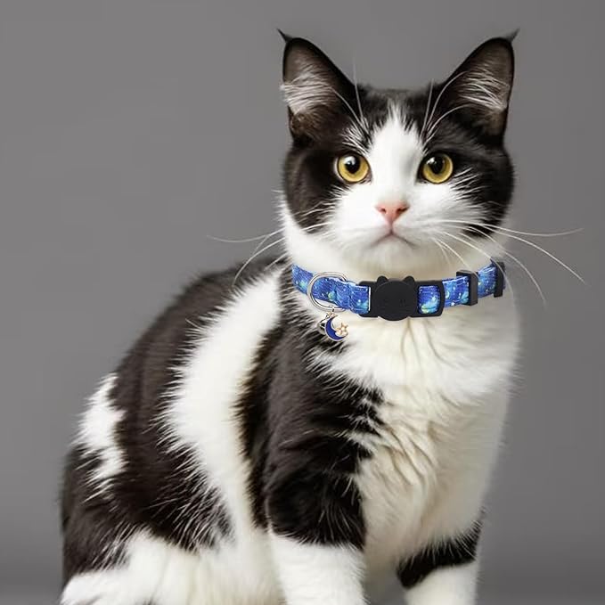 Cat Collar Breakaway, 2 Pack Cotton Kitten Collars - Image 7