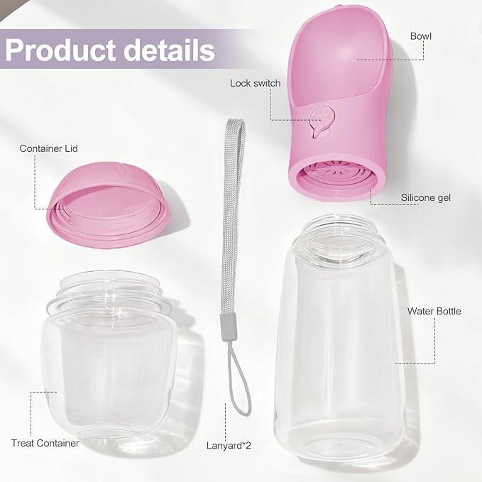 Dog Water Bottle, Portable Water Bottle - Image 2